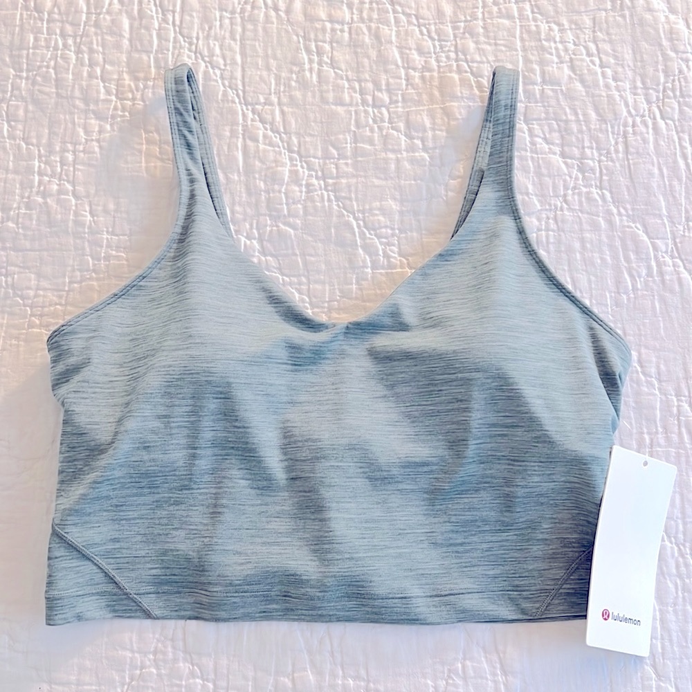 Lululemon Heathered Tidewater Teal Align Tank